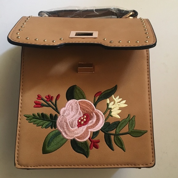 AKSANA Floral Embroidery Handbag - Picture 2 of 5